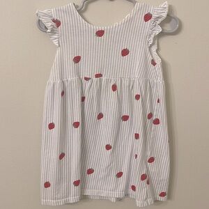 Strawberry striped dress